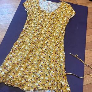 Band of Gypsies floral print mini dress